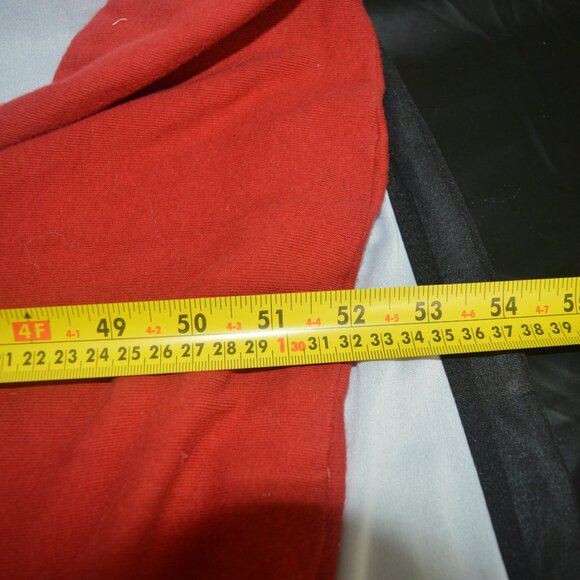 Giant extra large stocking over 4 ft red and white - Picture 3 of 4